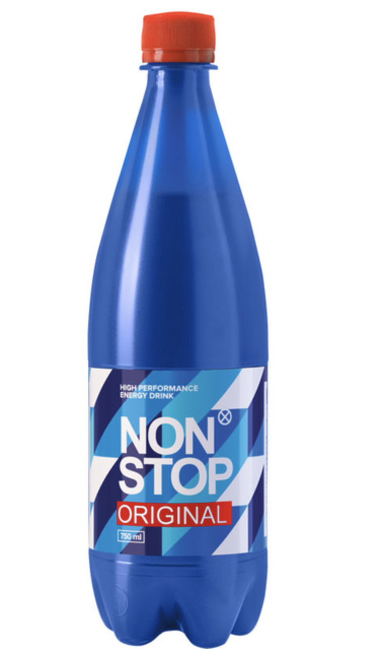 Енергетичний б/а напій Non Stop Original 0.75 л ПЕТ